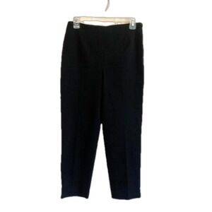 METRADAMO Made in Italy Women's Size 6 Black Ankle Slacks Professional Office‎